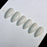 Press On Nails Pointed Light Brown DIY Manicure Tips Full Wrap 24pcs/kit