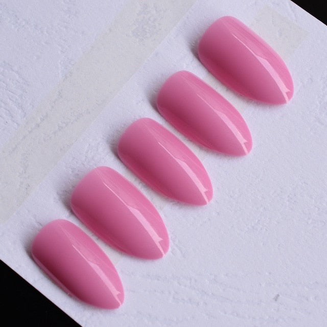 Fashion Fake Nails Press On DIY Manicure Tips Full Wrap 24pcs/kit