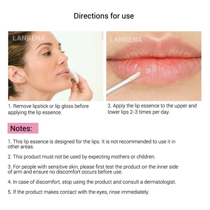 Lip Care Serum Lip Plumper Lips Mask Reduce Fine Lines Moisturizing