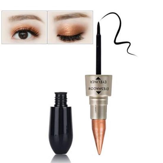 Professional 2 In 1 Eye Makeup Kit Waterproof Long Lasting Shimmer Shine Eye Shadow Sticker