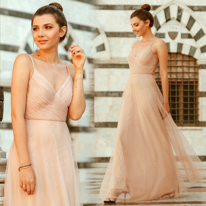 VenusFox Blush Pink Bridesmaid Dresses