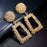Vintage gold color Geometric Earrings