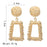 Vintage gold color Geometric Earrings