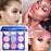 Highlighter Makeup Face Brighten Contouring Powder Palette Kit