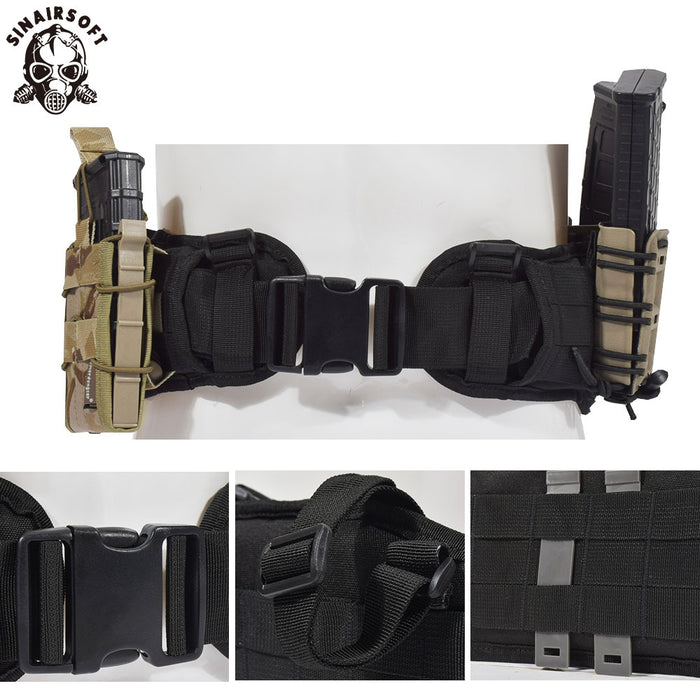WOLFCOM® Tactical Military Hunting Outdoors Combat Various Colors Padded Molle Belt