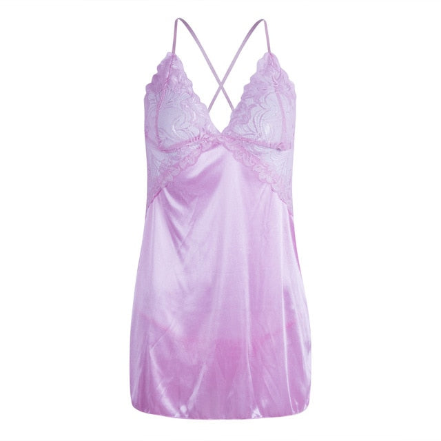 VenusFox Sexy Erotic Lace Floral Babydoll  Lingerie