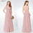 VenusFox Blush Pink Bridesmaid Dresses