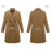 VenusFox Elegant Long Wool Coat Plus Size