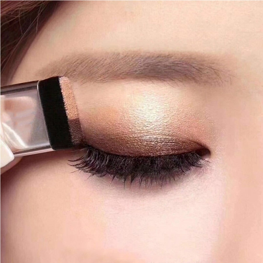 Double Color Eye Shadow Makeup Palette Glitter Waterproof Eyeshadow Shimmer