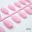 24Pcs Matte Fake Nails Multiple Color Detachable Nail Tips