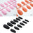 24Pcs Matte Fake Nails Multiple Color Detachable Nail Tips