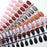 24Pcs Matte Fake Nails Multiple Color Detachable Nail Tips