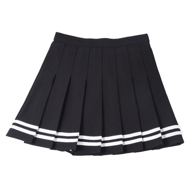 VenusFox High Waist Sweet Pleated Skirt