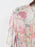 VenusFox Womens O-Neck Long Sleeve Floral Elastic Waist Casual Midi Dress
