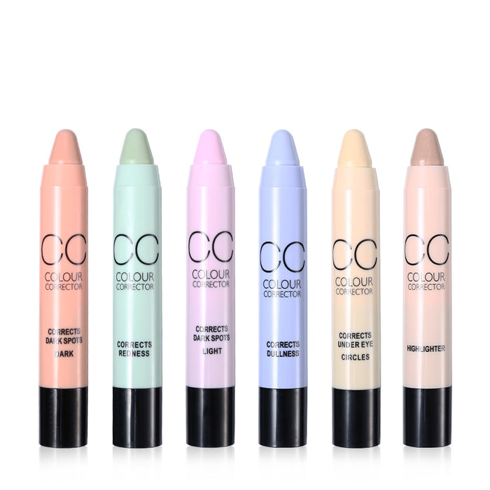 Face Concealer CC Color Corrector Stick Face Base Makeup
