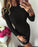 VenusFox Long Sleeve Knitted Sweater Bodycon Dress