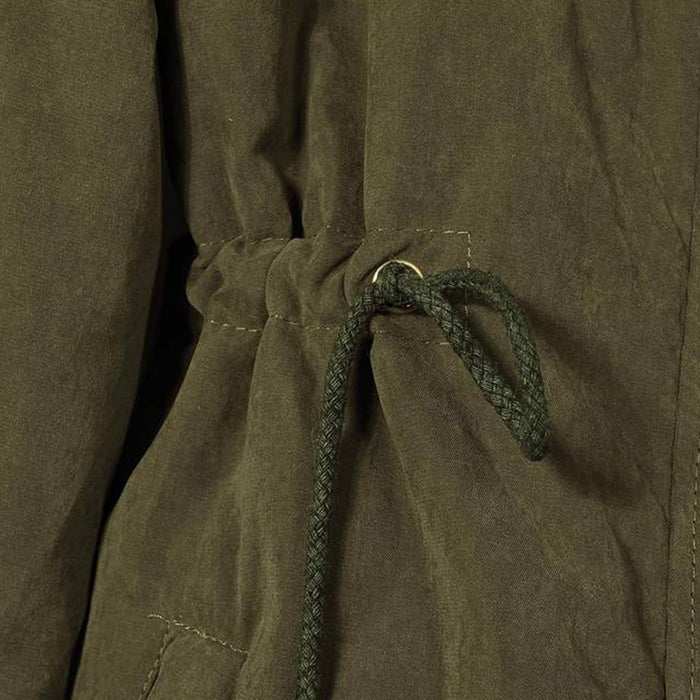 VenusFox Mid Long Zipper Hoodie Coat