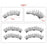 handmade 3D/6D Magnetic natural false eyelashes with 3 magnets