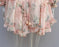 VenusFox Sexy Summer Print Chiffon V Neck  Lantern Sleeve High Waist Mini Dresses