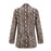 VenusFox Snake Print Long Sleeve Suit