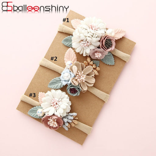 Fashion Floral  Newborn Baby Elastic Headband