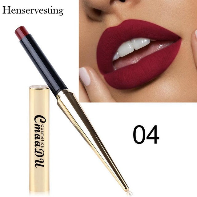 8 colors Matte Lipstick Sexy Long Lasting Waterproof  Silky Texture Durable Make Up