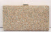 Women Crystal Diamond Sequin Clutch Bag With Chains Black/Gold Silver