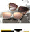 Retro Big Cat Eye Black Mirror High Quality Vintage Sunglasses
