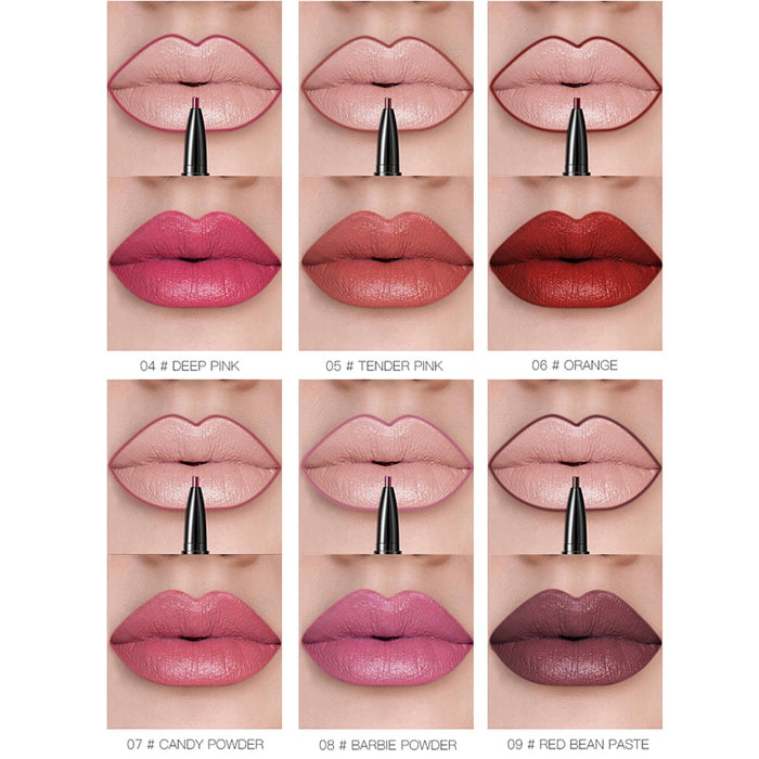Sexy Lips Matte Velvet Liquid Lipstick Pencil Lipgloss