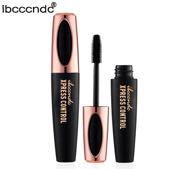 4D Silk Fiber Lash Black Thick Mascara Waterproof  For Eyelash Extension