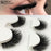 3 Pairs natural false eyelashes thick makeup real 3d mink lashes soft eyelash extension