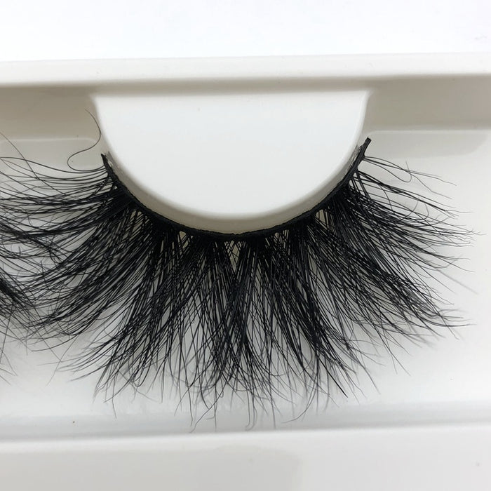 25mm Long 3D mink lashes extra length Big dramatic volume