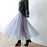 VenusFox Vintage Elastic High Waist Long Skirts