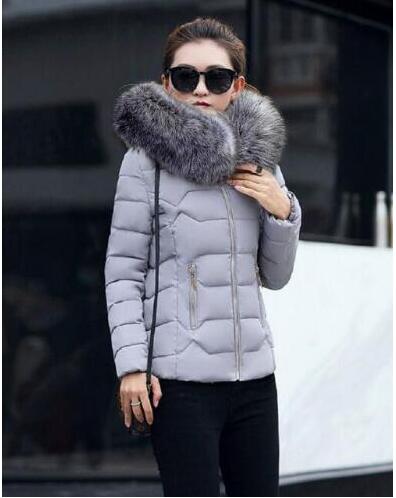VenusFox Long Sleeve Faux Fur Hooded Parka Coats