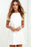 VenusFox Sexy Shift Dress Plus Size Elegant White Dress