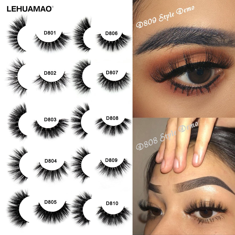 Hand Made Full Strip 3D Mink Lashes 13 Style