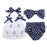 Top+Polka Dot Briefs+Head band 3pcs Fashion Baby Girls Outfits