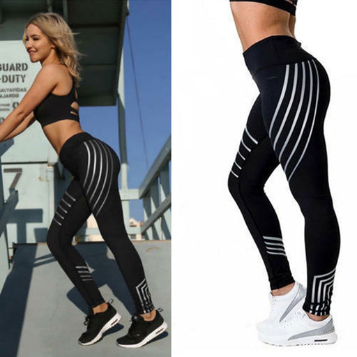 VenusFox Fashion Printing High Waist Fitness Leggings