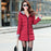 VenusFox long hooded Jacket coat plus size