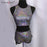 VenusFox FestivalQueen 2 piece holographic crop top high waist shorts rave wear