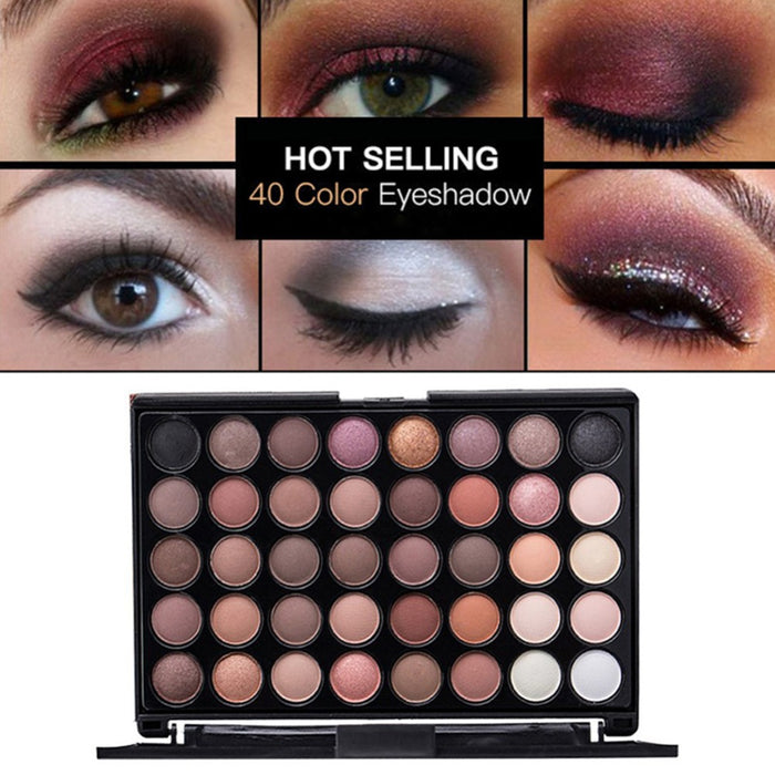 40 Colors Nude Mineral Matte Eyeshadow Palette