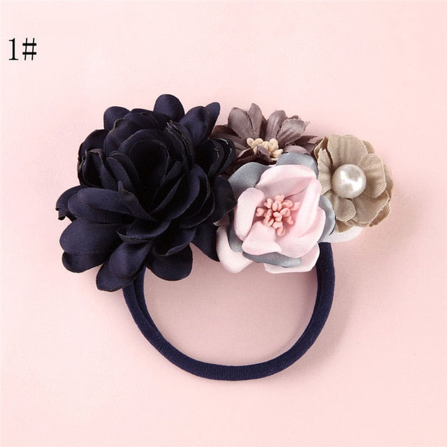 Fashion Floral  Newborn Baby Elastic Headband