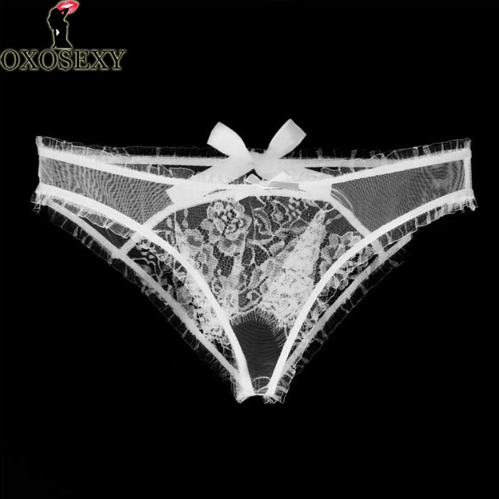 VenusFox White Black Erotic Panty Sexy Lingerie Underwear