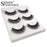 3d mink false eyelashes 10mm with glue tweezers