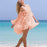 VenusFox Lace Crochet Loose Beachwear Blouse
