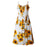 VenusFox Polka Dot Strapless Ruffle A-Line  Sundress