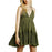 VenusFox Strapless Sexy Linen Backless Mini Summer Dress