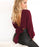 VenusFox Sexy Long Sleeved Loose backless Blouse