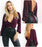 VenusFox Sexy Long Sleeved Loose backless Blouse