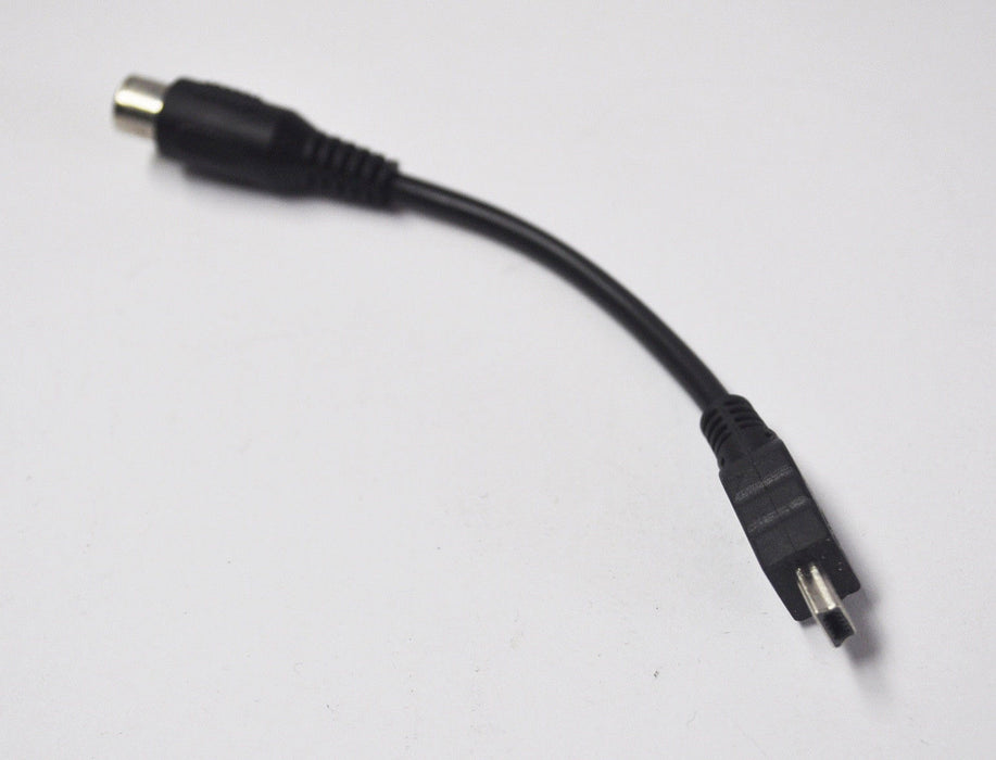 Straight 10 Pin Mini USB to Yellow Composite RCA (6 inches)